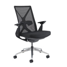 Load image into Gallery viewer, Paxton mesh back operator chair with black frame - Black mesh