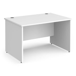 Contract 25 straight desk with panel leg