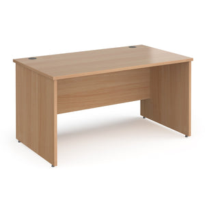 Contract 25 straight desk with panel leg