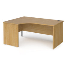 Load image into Gallery viewer, Contract 25 left hand ergonomic desk with panel ends and corner leg