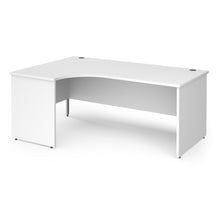 Load image into Gallery viewer, Contract 25 left hand ergonomic desk with panel ends and corner leg