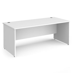 Contract 25 straight desk with panel leg