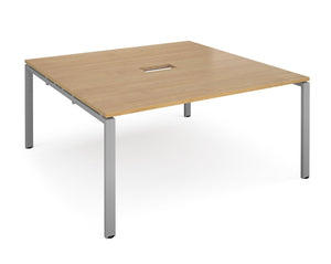 Adapt square boardroom table 1600mm x 1600mm with central cutout