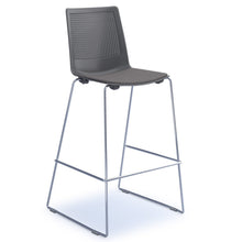 Load image into Gallery viewer, Harmony multi-purpose stool with seat pad and chrome sled frame