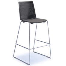 Load image into Gallery viewer, Harmony multi-purpose stool with seat pad and chrome sled frame